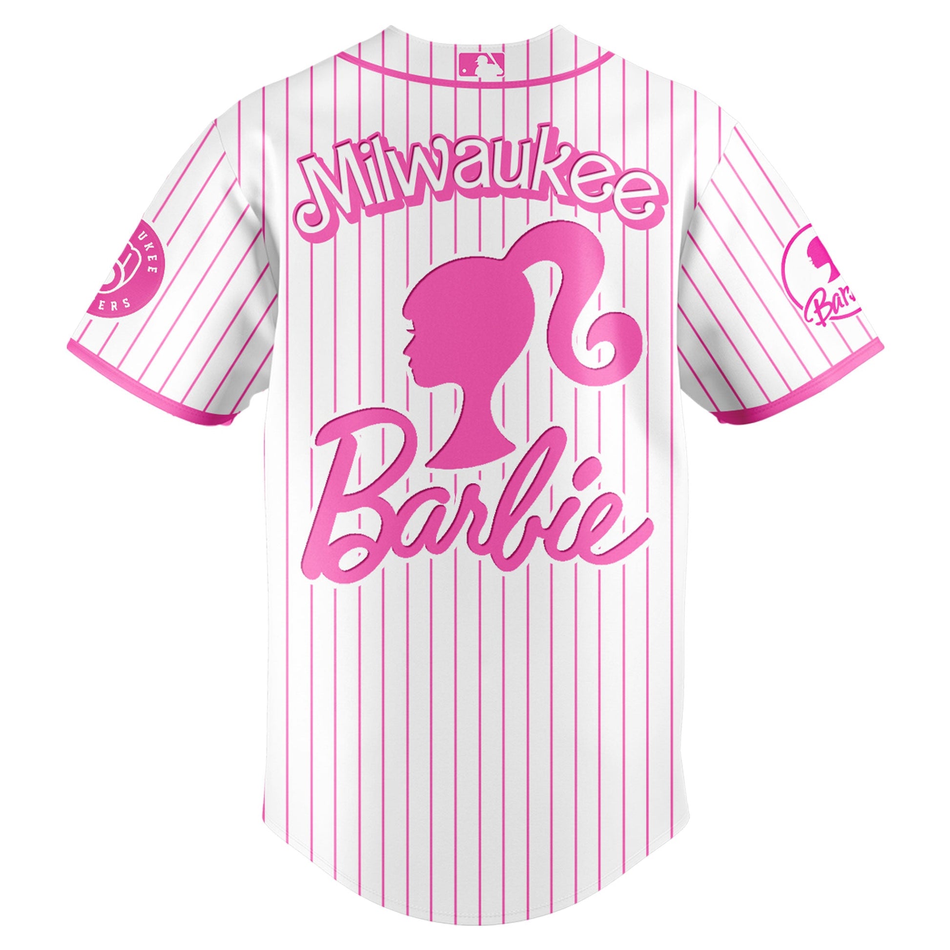 .    Milwaukee   Brewers MLB x Barbie Night Game Limited Edition Jersey 2025 v1