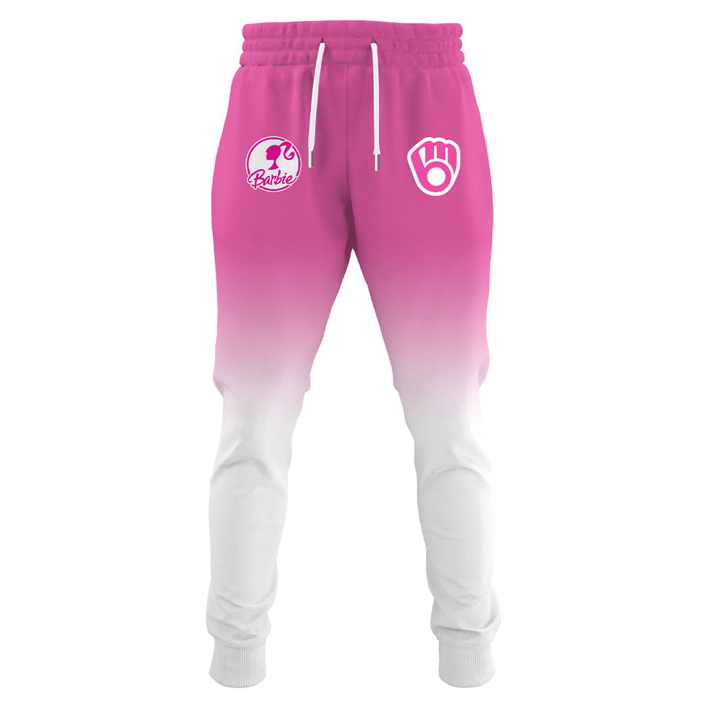 .    Milwaukee   Brewers MLB x Barbie Night Game Limited Edition Jersey 2025 v1