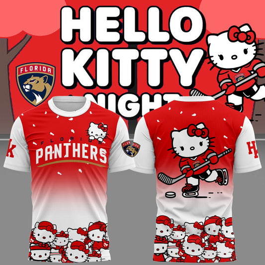 Florida Panthers x Hello Kitty T-Shirt 2025