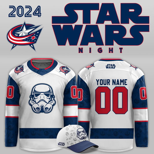 Columbus Blue Jackets x 2024 Star Wars Night Custom Jersey