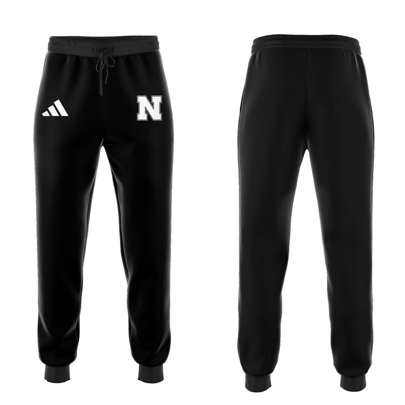 Nebraska Football Blackout uniforms Hoodie 2025 Black And White