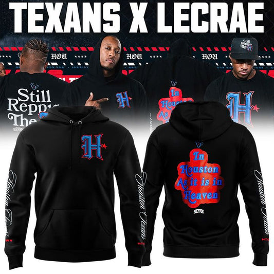 4. Lecrae x Houston Texans Black Limited Edition Hoodie