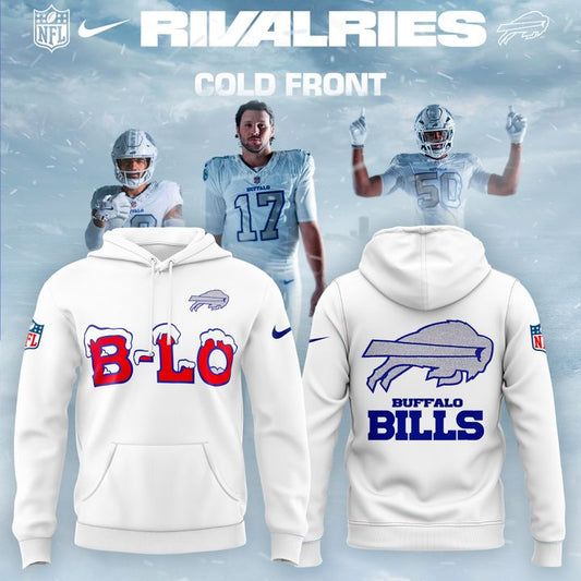 Buffalo Bills Rivalries "B-LO" 2025-2026 Hoodie (White)