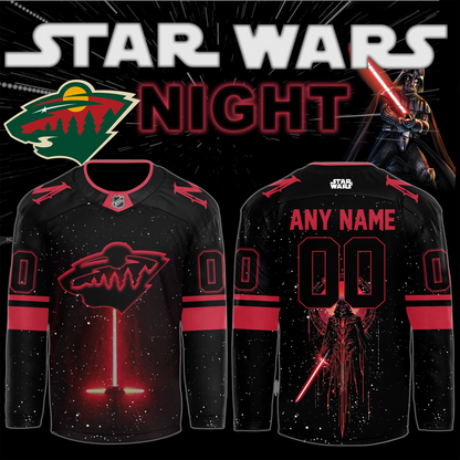 Minnesota Wild 2025 Star Wars Night Jerseys