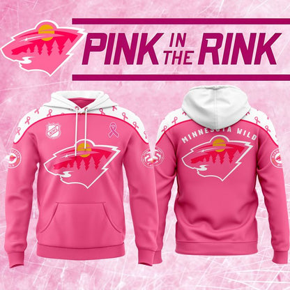 Minnesota Wild x Pink in the Rink Hoodie 2025