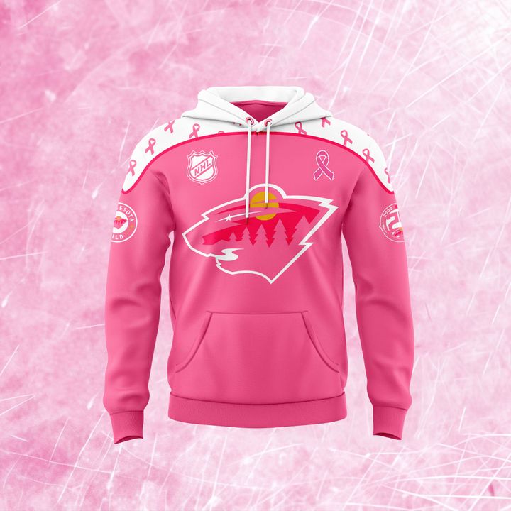 Minnesota Wild x Pink in the Rink Hoodie 2025