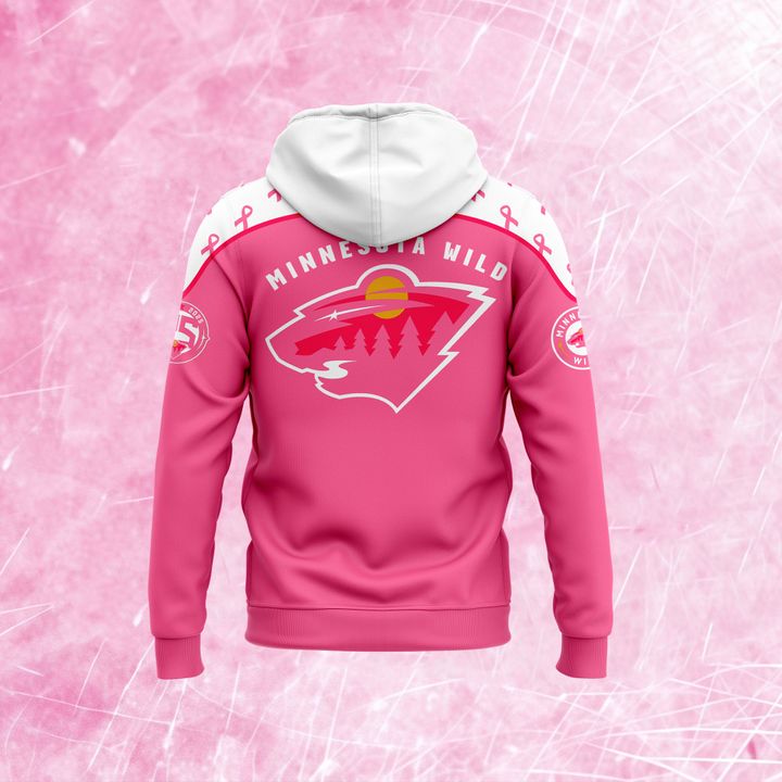Minnesota Wild x Pink in the Rink Hoodie 2025