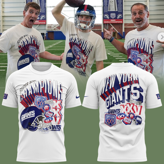 Exclusive Version New York Giants Tshirt 2025