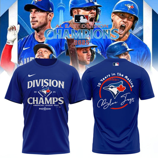 2025 American League East Champion – Toronto Blue Jays T-Shirt