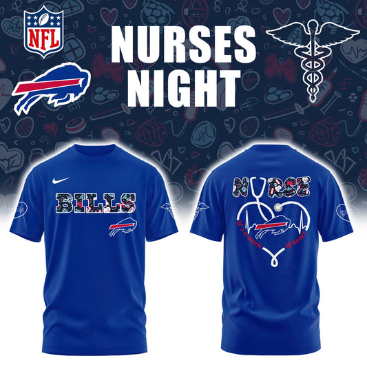 Buffalo Bills NURSES NIGHT Combo Tshirt | Jogger | Cap